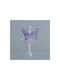 Ornament suspendat Zâna Violet 15.7x9.7buc