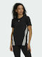 Adidas Trainicons 3-Stripes Γυναικείο Αθλητικό T-shirt Fast Drying Μαύρο