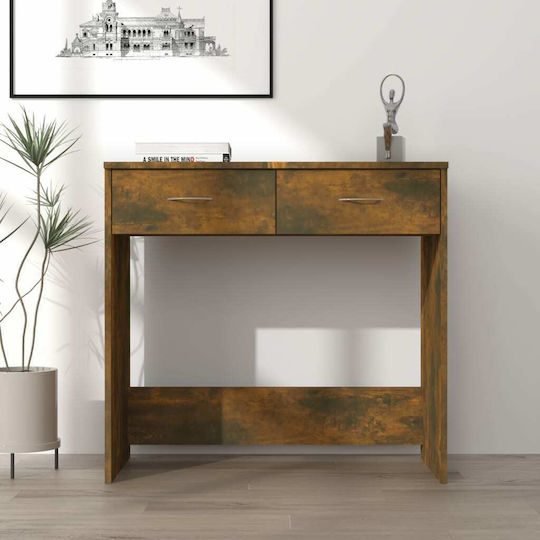 Desk Wooden Smoky Oak 80x40x75cm