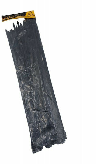 Epica Star Plastic Cable Ties 500mm x 8mm in Black Colour (100 pcs)