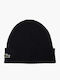 Beanie Unisex Σκούφος με Rib Πλέξη σε Navy Μπλε χρώμα