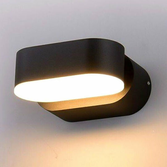 V-TAC Aplica de exterior montată pe perete LED IP65 5W cu Alb Cald Lumină 11.5x5x10εκ.
