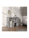 Wooden Bedside Table Gray Sonoma 40x30x40cm