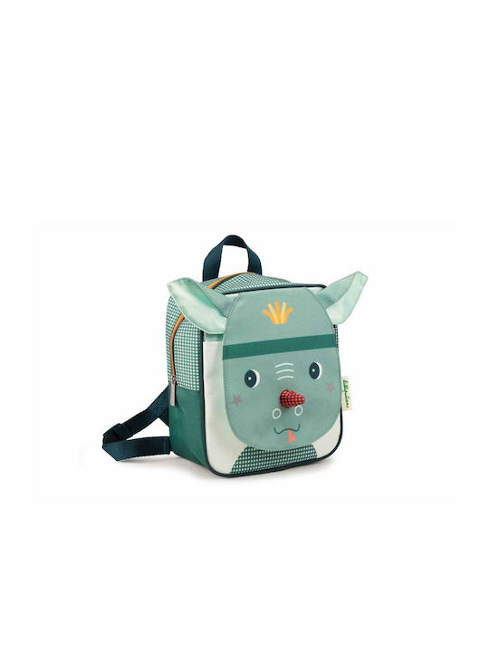 Lilliputiens Joe School Bag Backpack Kindergarten in Green color