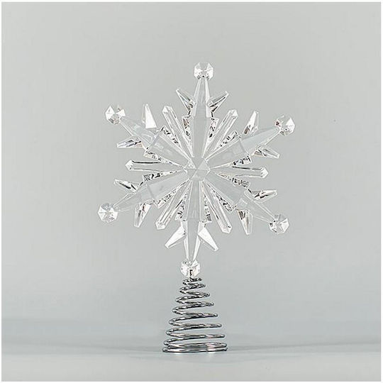 Acrylic Transparent Snowflake Top 30.5x21cm Acrylic Transparent Snowflake Top 30.5x21cm