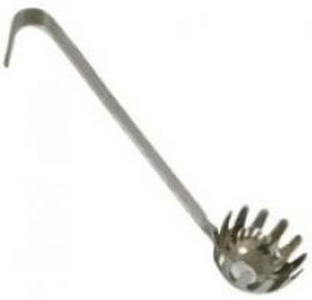 Dianomiki Deep Pasta Spoon Colander Stainless Steel Silver 40cm