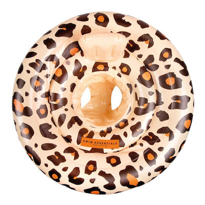 Swim Essentials Baby-Safe Swimming Aid Swimtrainer 69cm for 6 up to 12 Months Beige Leopard