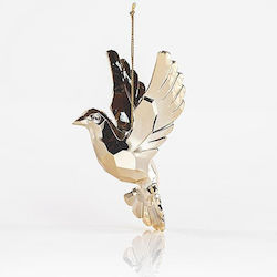 Vogel Acryl Gold Weihnachtsbaumschmuck 7,6x10,2cm Vogel Acryl Gold Weihnachtsbaumschmuck 7,6x10,2cm