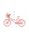 Hängendes Ornament Fahrrad Acryl Rosa 8x13cm