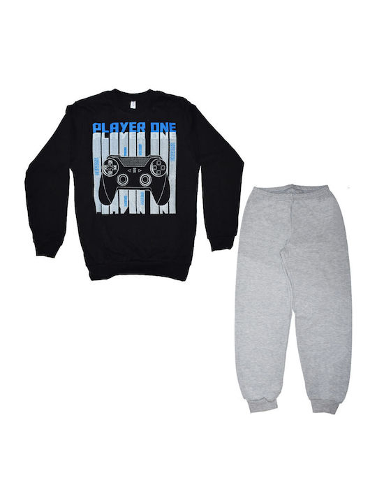 Dreams by Joyce Kids Winter Black Pajamas