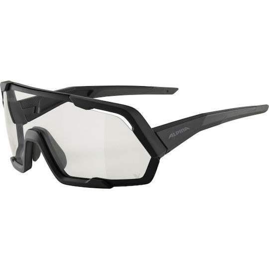 Alpina Ochelari de ciclism Rocket V cu Montură Negru și Lentile Transparent