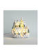 Eurolamp Weihnachts- Beleuchtete Dekorative Darstellung Weiß mit Elektrisch mit Bewegung 29x27x27cm