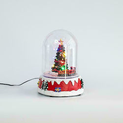 Eurolamp Weihnachtliche Schneekugel Beleuchtet Elektrisch 16x15x21cm 1Stück