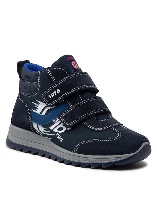 Primigi Kids Sneakers High with Straps Navy Blue