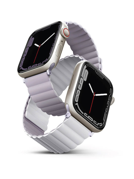 Uniq Revix Λουράκι Σιλικόνης Lilac / White (Apple Watch 38/40/41mm)