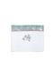 Baby Star Pătură Pepinieră Swaddling pături Spring Pique Albă 75x100cm
