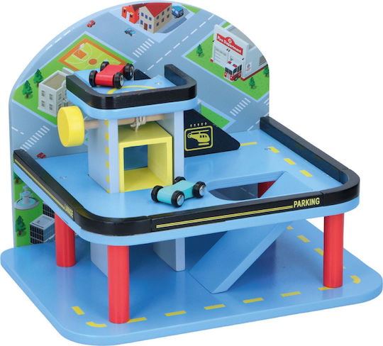 Marionette Wooden Toys Γκαράζ Αυτοκινήτων Γκαράζ για 3+ Ετών