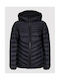 Jack & Jones Kids Quilted Jacket short Hooded Black