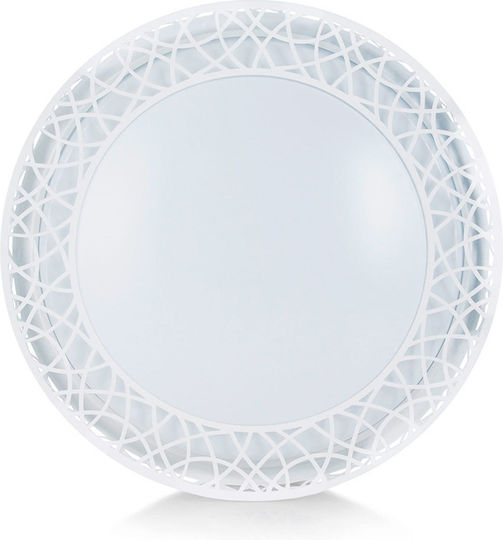 Yeelight Smart Πλαφονιέρα Οροφής Λευκή με Ενσωματωμένο LED