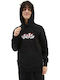 Sweatshirt mit Kapuze Schwarz