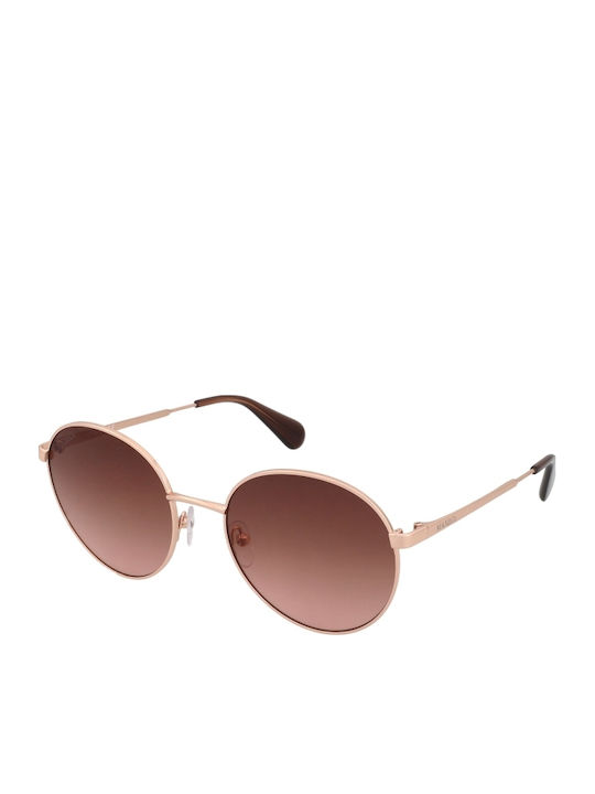 Max & Co Unisex Sunglasses with Rose Gold Metal Frame and Pink Gradient Lens MO0042 33F