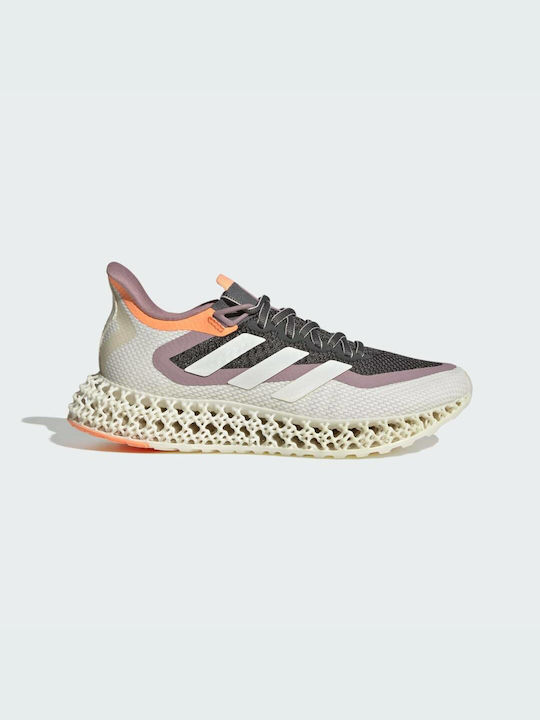 Adidas 4DFWD 2 Γυναικεία Αθλητικά Παπούτσια Running Grey Five / Zero Metalic / Beam Orange