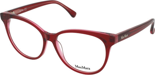 Max Mara Γυναικείος Κοκκάλινος Σκελετός Γυαλιών σε Κόκκινο Χρώμα MM 5012 066