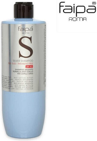 Faipa City Life Silver Șampon pentru Păstrarea Culorii și Strălucire pentru Păr Vopsit 400ml