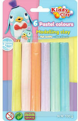 Nara Kiddy Clay Knete Für 3+ Jahre, 6 Stück