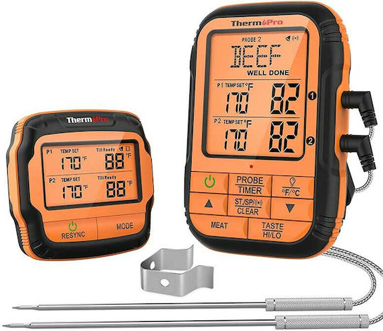 Thermo Pro Ασύρματο Ψηφιακό Θερμόμετρο Μαγειρικής με Ακίδα