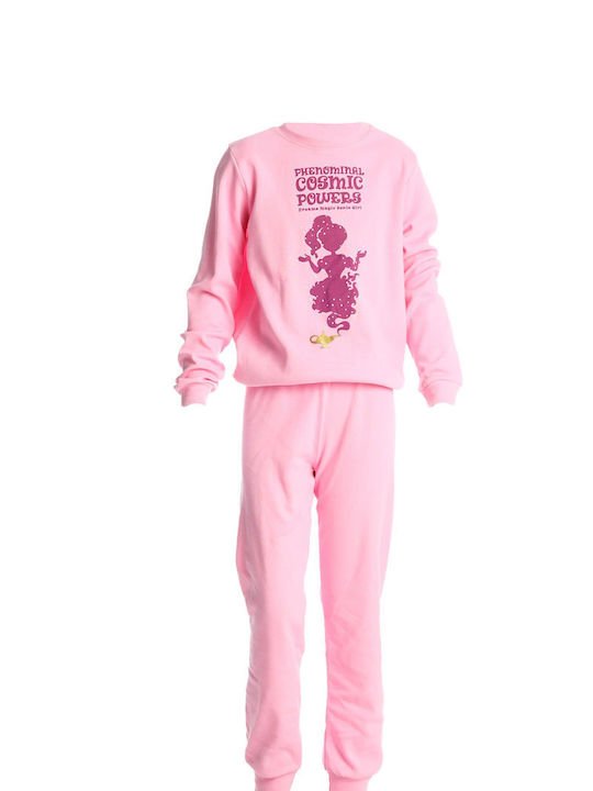 Dreams by Joyce Set Top & Bottom Kids Winter Pyjamas Pink