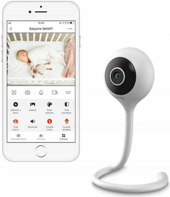 Lionelo Baby Monitor Babyline Smart with Camera with Two-Way Audio & Lullabies