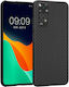 Kalibri Fiber Body Armor Umschlag Rückseite Aramid Fiber Black Matte (Redmi Note 11 / 11S 4G)