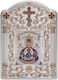 Slevori Heiligenikone Gottesmutter mit Kind Metall 12x16,6cm
