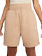 Phoenix Fleece Damen Sportliche Bermuda Beige