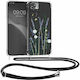 KWmobile Flower Straws Back Cover Σιλικόνης με ...