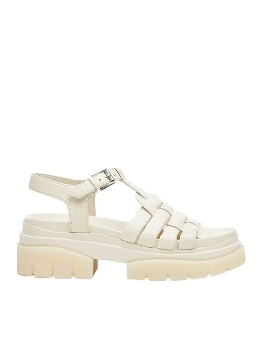 Ash Sirena Combo Leder Sandalen Beige