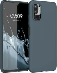 KWmobile Umschlag Rückseite Silikon Dark Slate ...