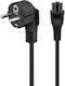 Powertech Schuko - IEC C13 Kabel 1.5m Schwarz (CAB-P029)