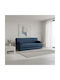 Andri Dreisitzer Sofa Bett Mit Stauraum Blau 180x72x77cm