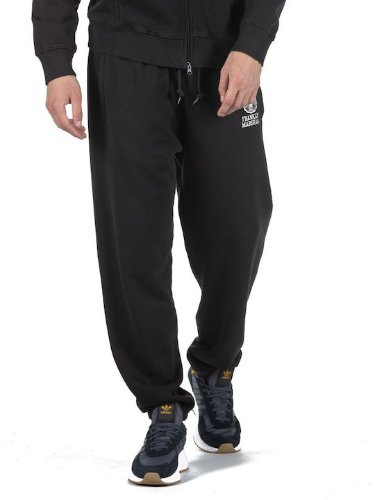 Agender Sweatpants with Elastic Black