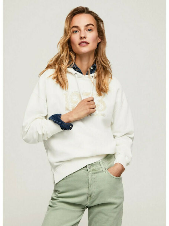Pepe Jeans Women's Hooded Sweatshirt Gray