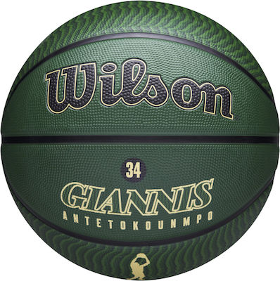 Wilson NBA Player Icon Basketball Draußen Giannis