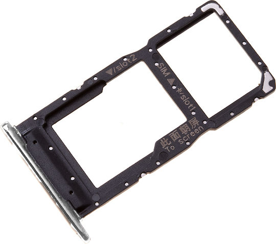 Slot Card Sim Alb pentru Huawei P Smart S