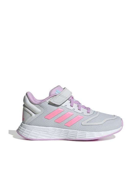 Duramo Duramo 10 El K Kinder Sportschuhe Laufen mit Bügel- und Schleifenverschluss Gray