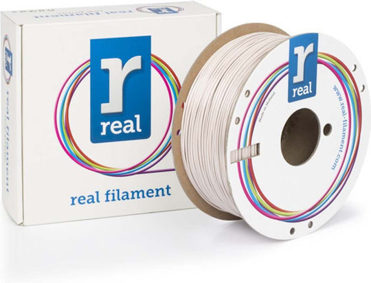 Real Filament PETG 3D Drucker Filament 1.75mm Weiß 1kg 1 Stück (Spule)