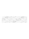 Decorative Sticker Wall White Marble Kitchen / Bathroom 1pcs 180x45cm Ango