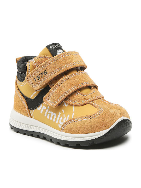Sena Kids Sneakers High with Scratch Yellow