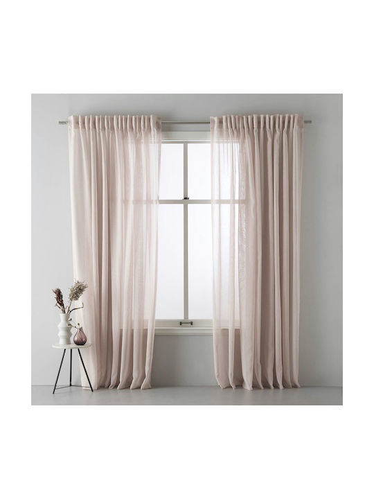 Saray Home Curtain with Pencil Pleat CE 1875 Powder 140x280cm