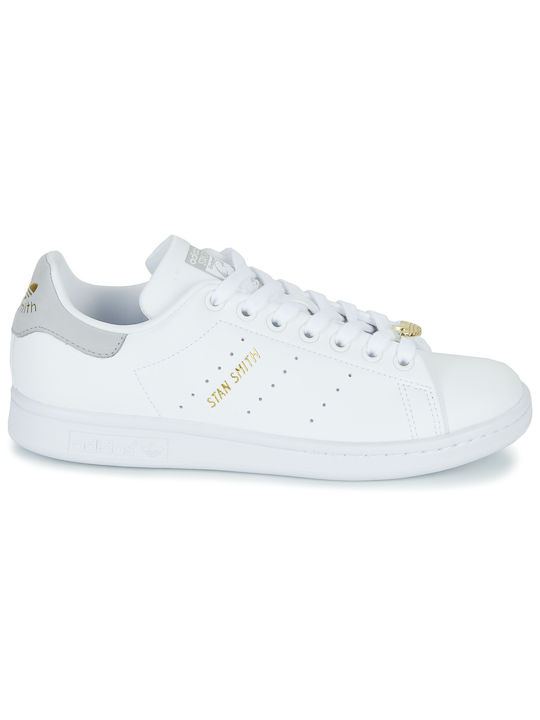 Adidas Stan Smith Γυναικεία Sneakers Cloud White / Grey Two / Gold Metallic
